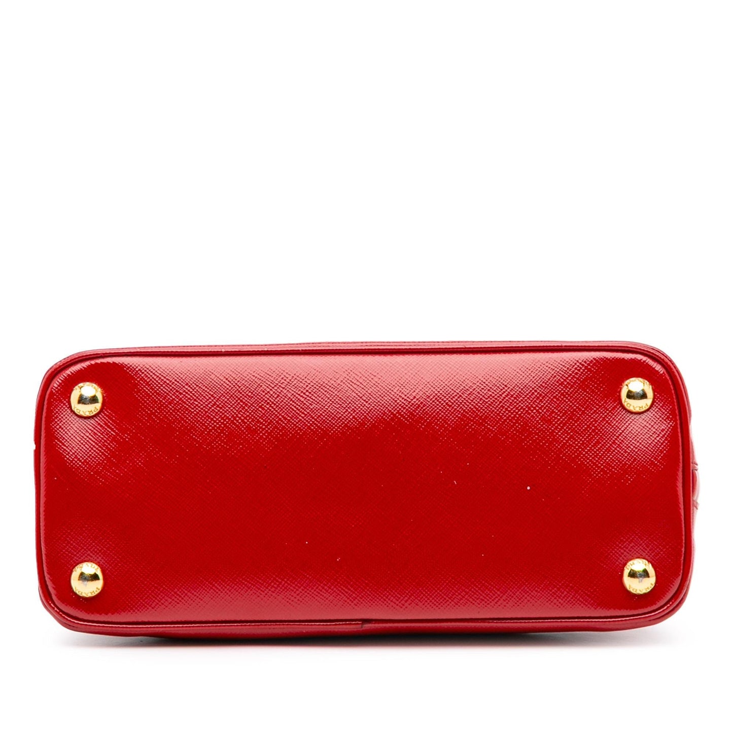 Prada Small Saffiano Vernice Promenade Satchel