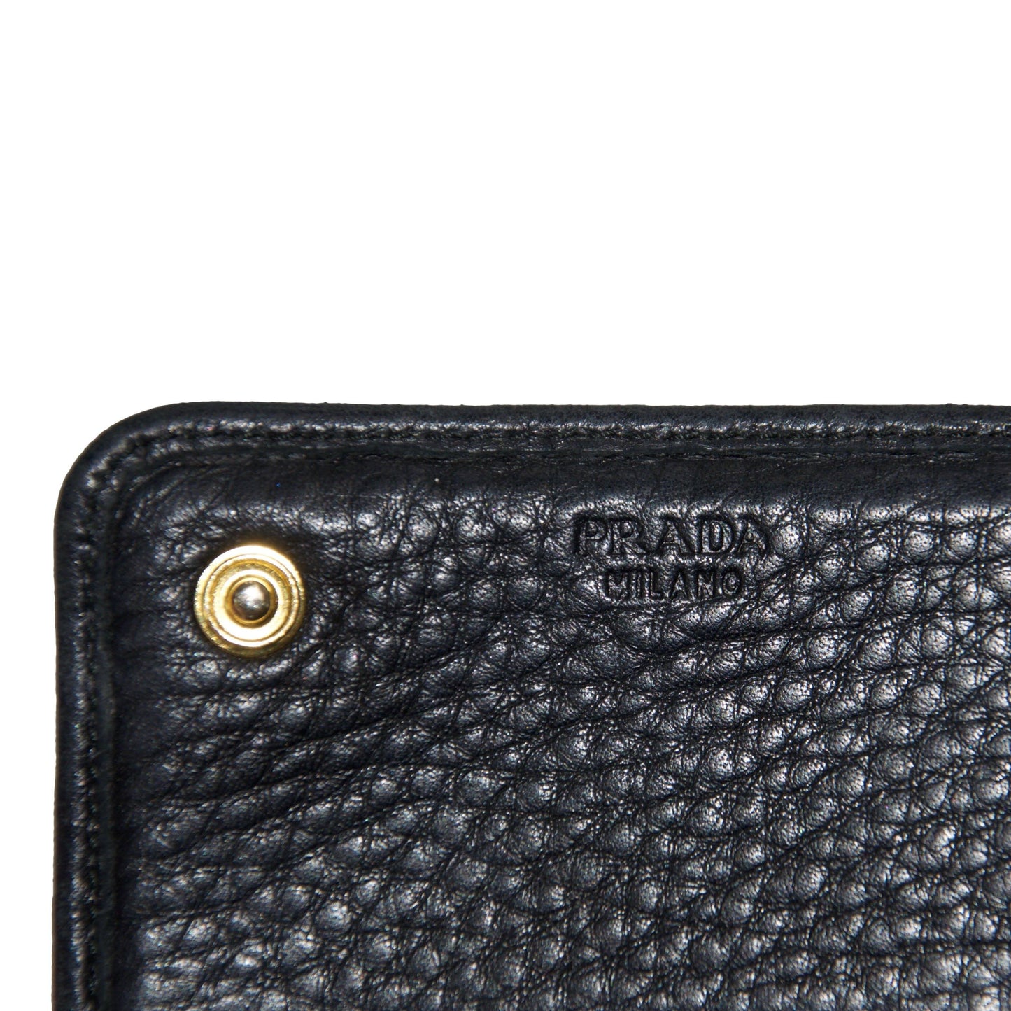 Prada Soft Calf Continental Wallet