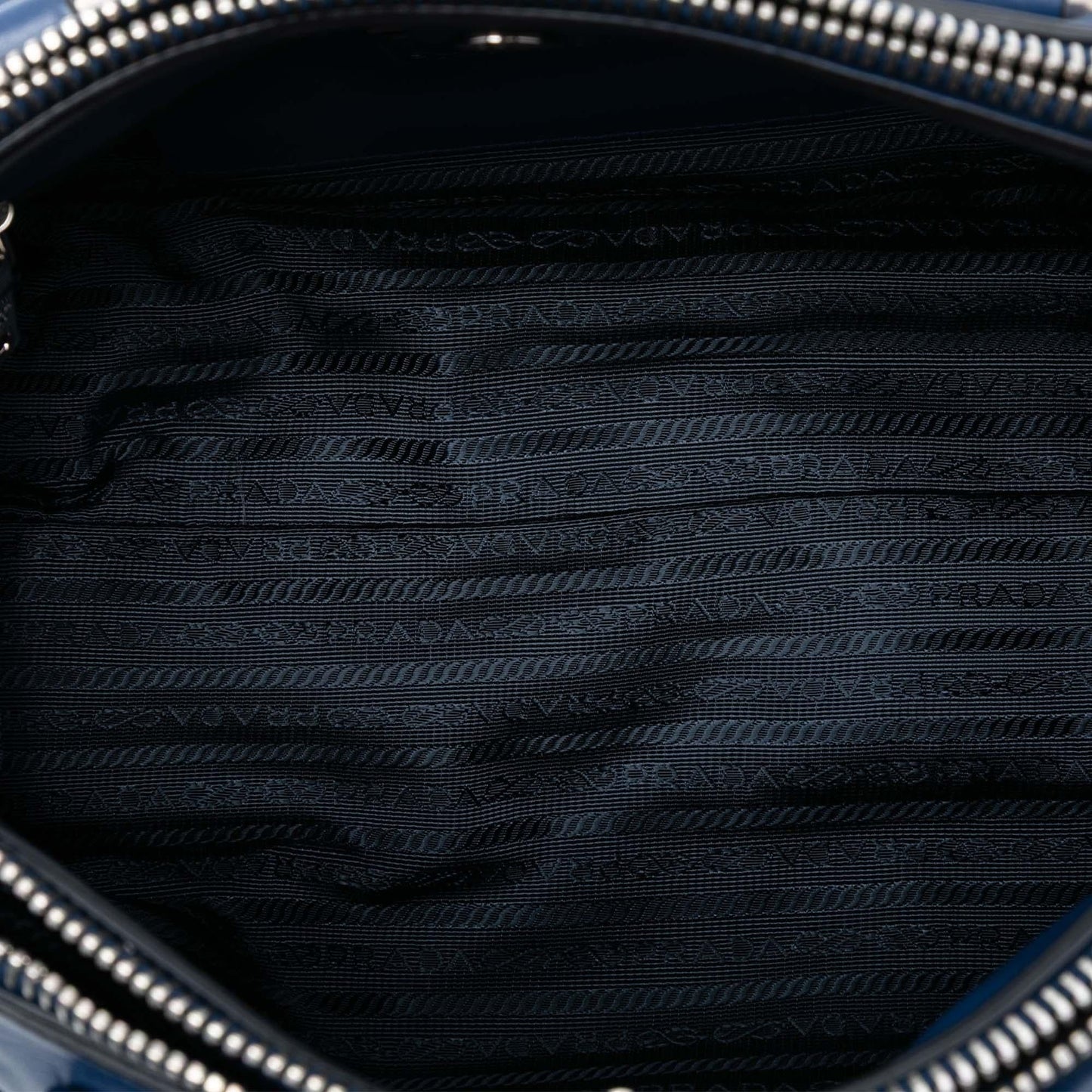 Prada Soft Calf Double Zip Satchel