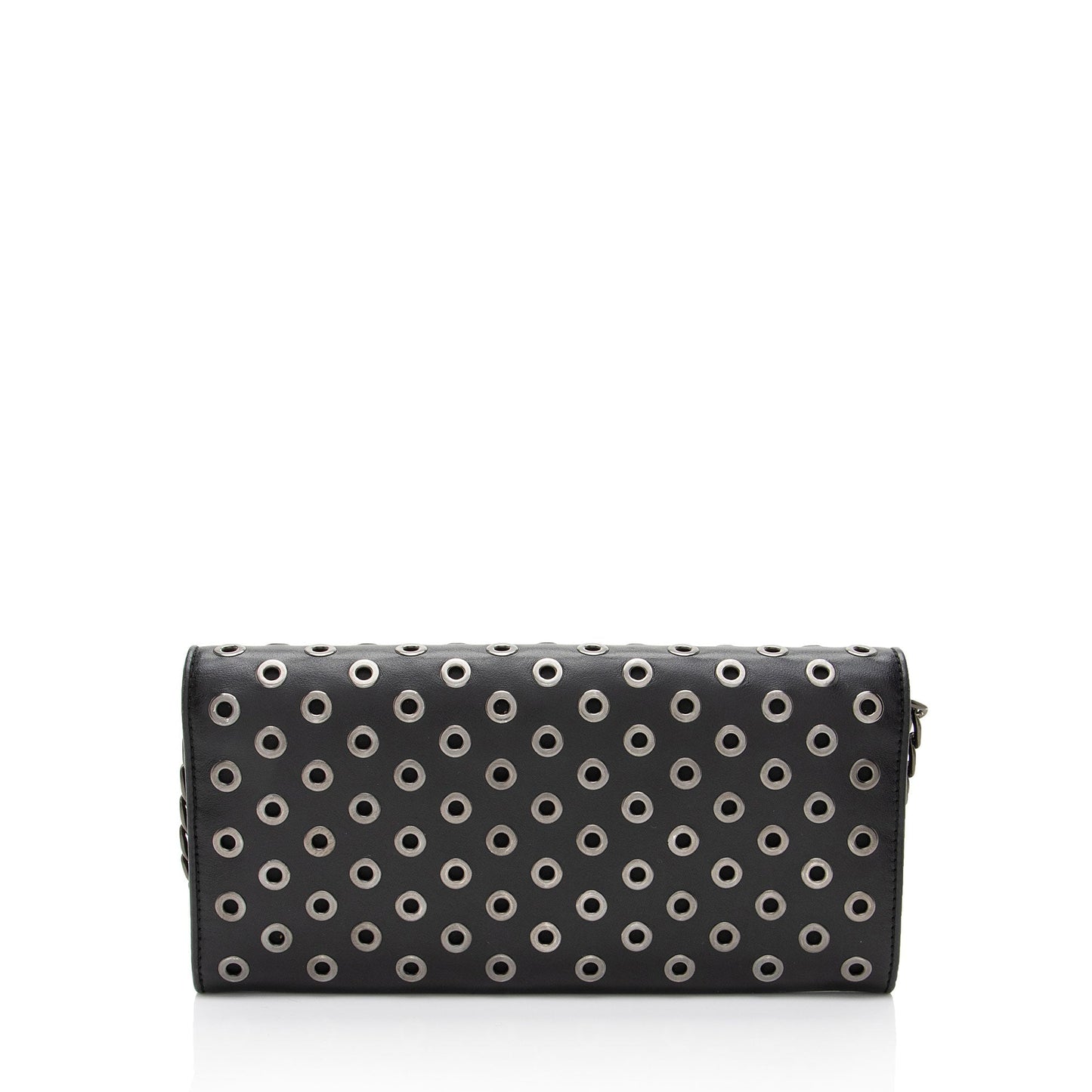 Prada Soft Calf Grommet Wallet on Chain
