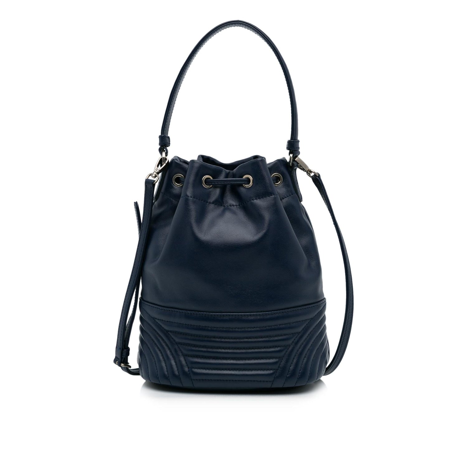 Prada Soft Calf Impunture Diagramme Bucket Bag (SHG-xRSXDM)