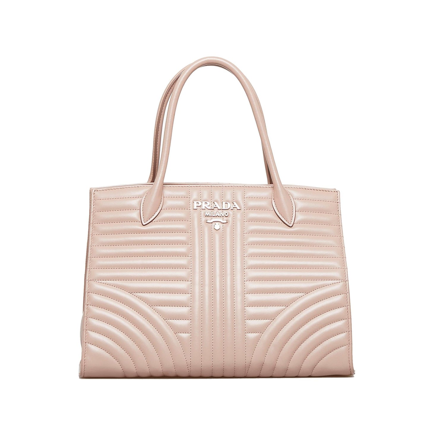 Prada Soft Calf Impunture Diagramme Satchel (SHG-di7DIH)