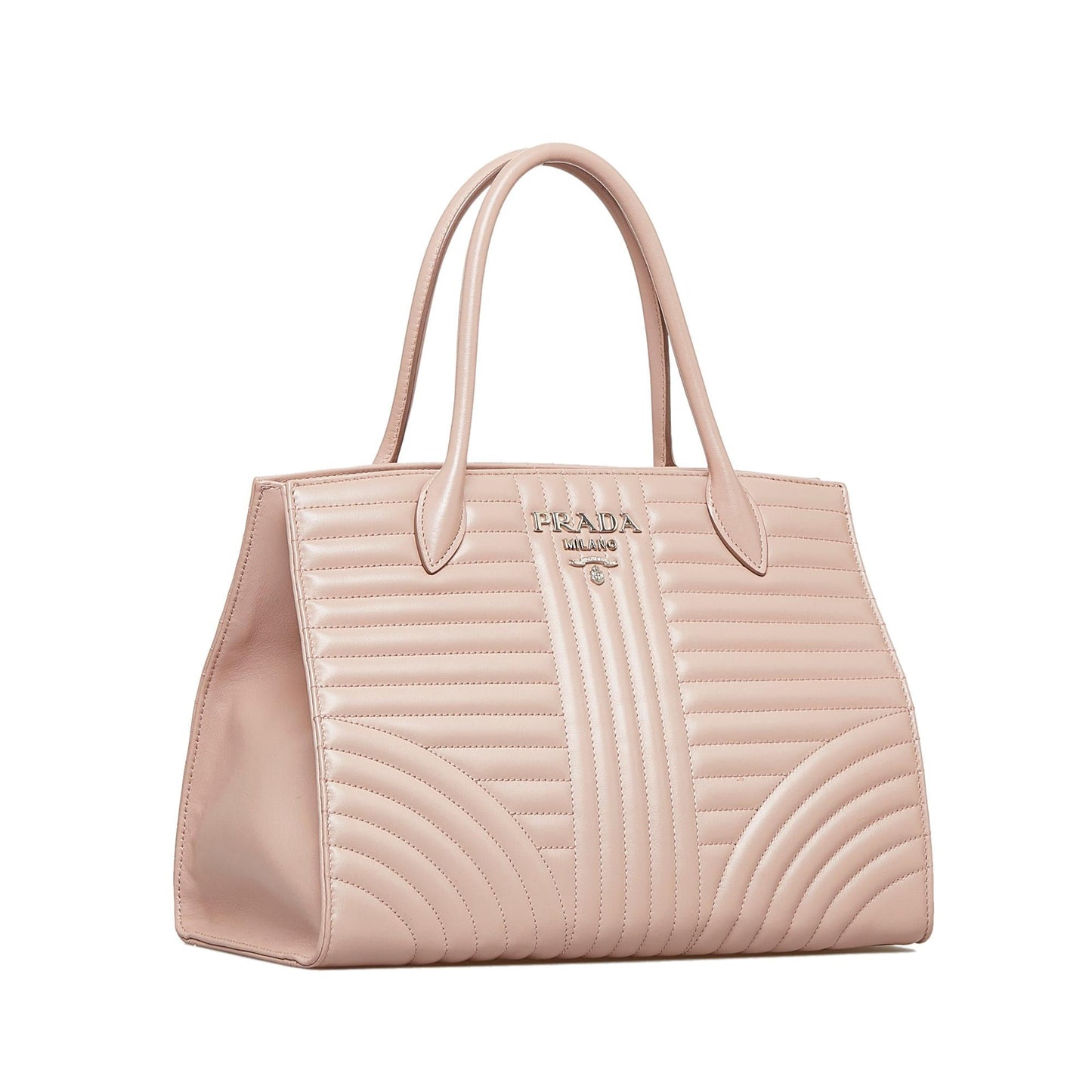 Prada Soft Calf Impunture Diagramme Satchel (SHG-di7DIH)