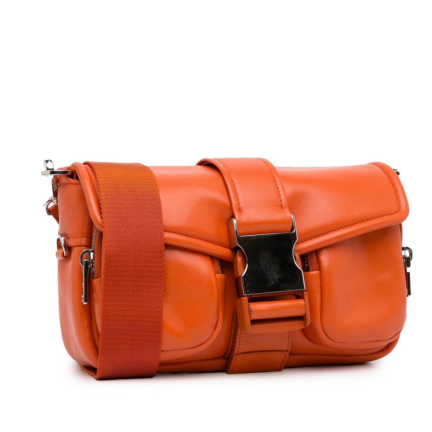 Prada Soft Calf Pocket Crossbody (SHG-Xs6bhL)