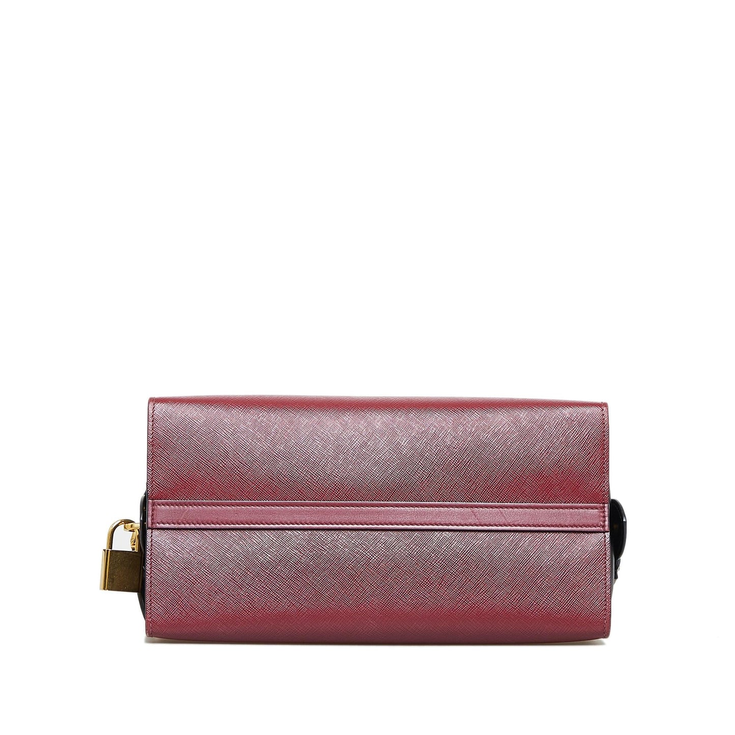 Prada Soft Calf-Trimmed Saffiano Esplanade (SHG-DqWXsj)