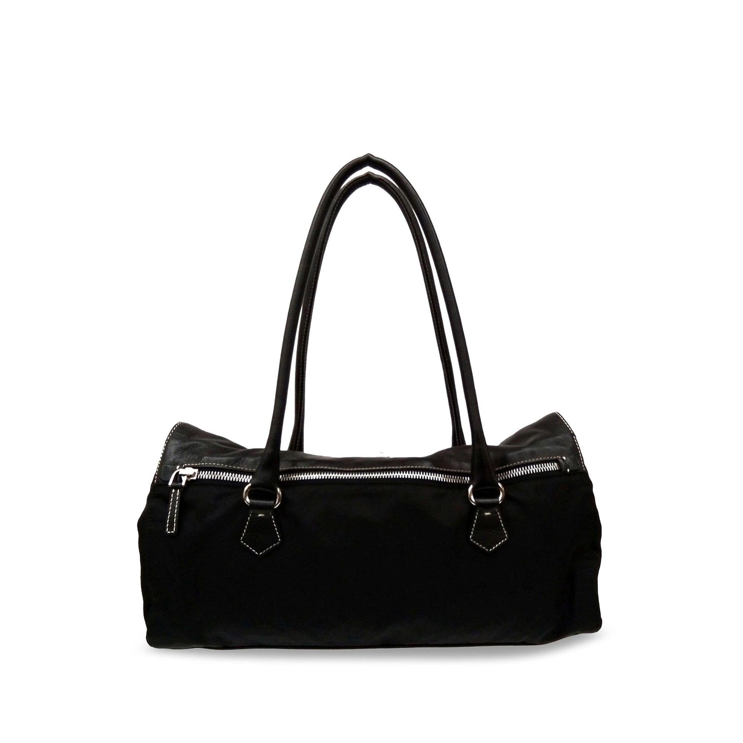 Prada Soft Calf and Tessuto Easy Shoulder Bag (SHG-IgRcvW)