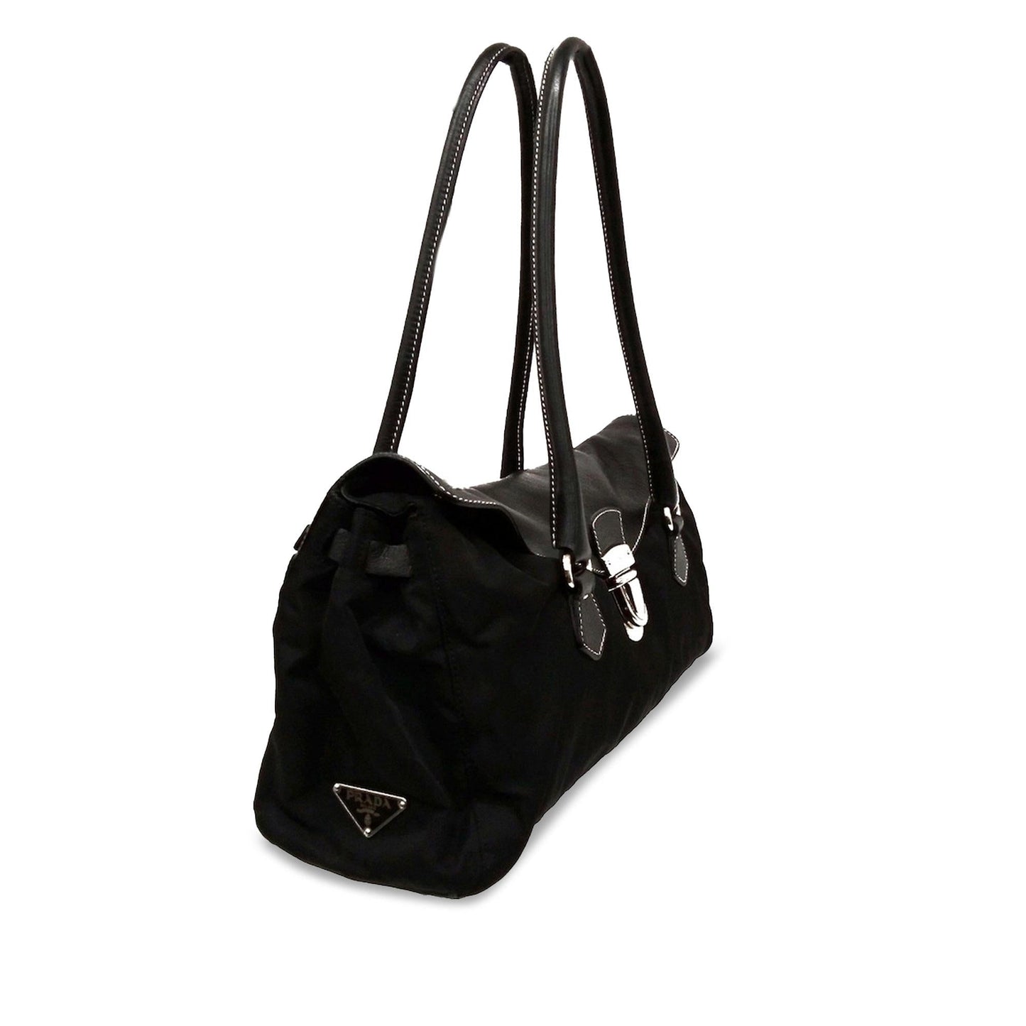 Prada Soft Calf and Tessuto Easy Shoulder Bag (SHG-IgRcvW)