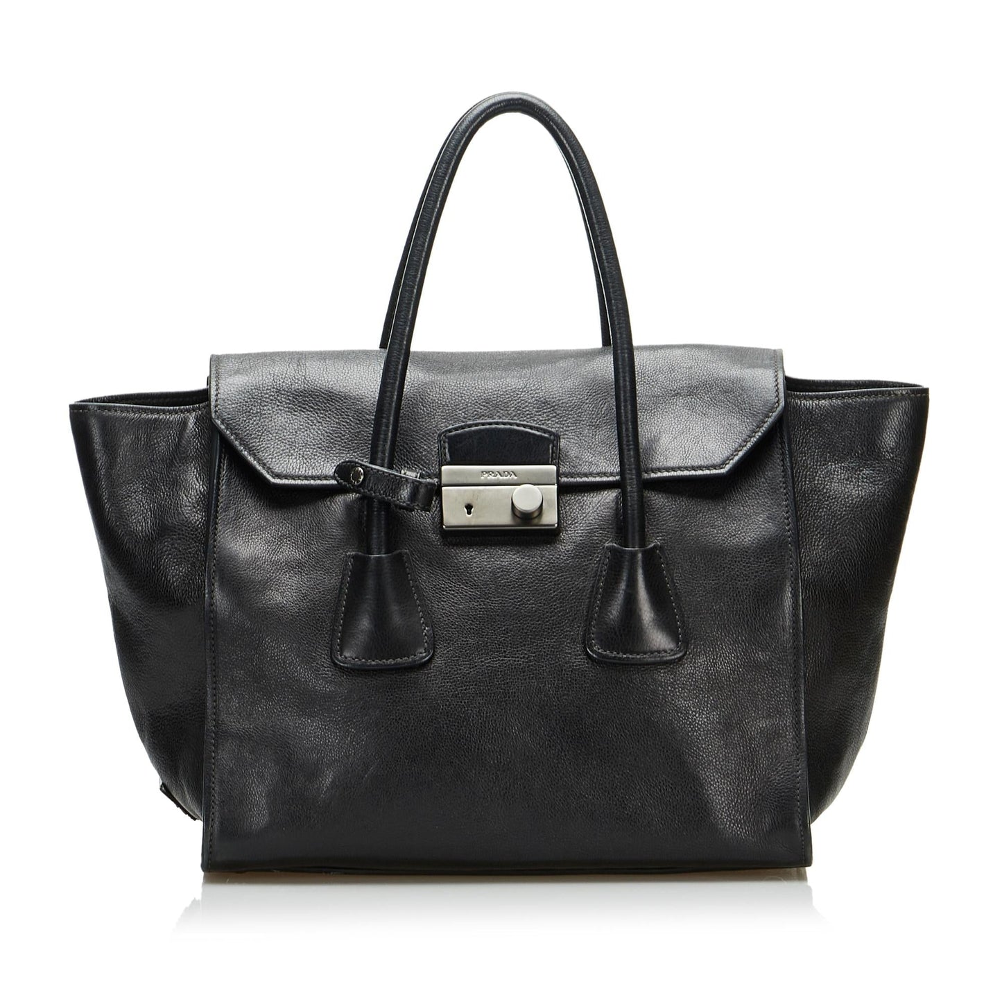Prada Sound Lock  Satchel (SHG-kwP9Bq)
