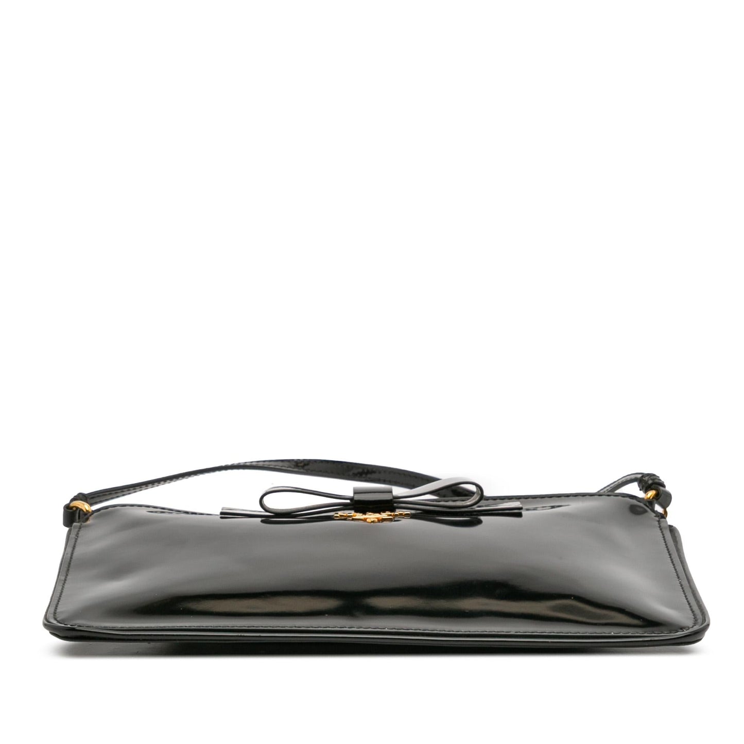Prada Spazzolato Bow Pochette