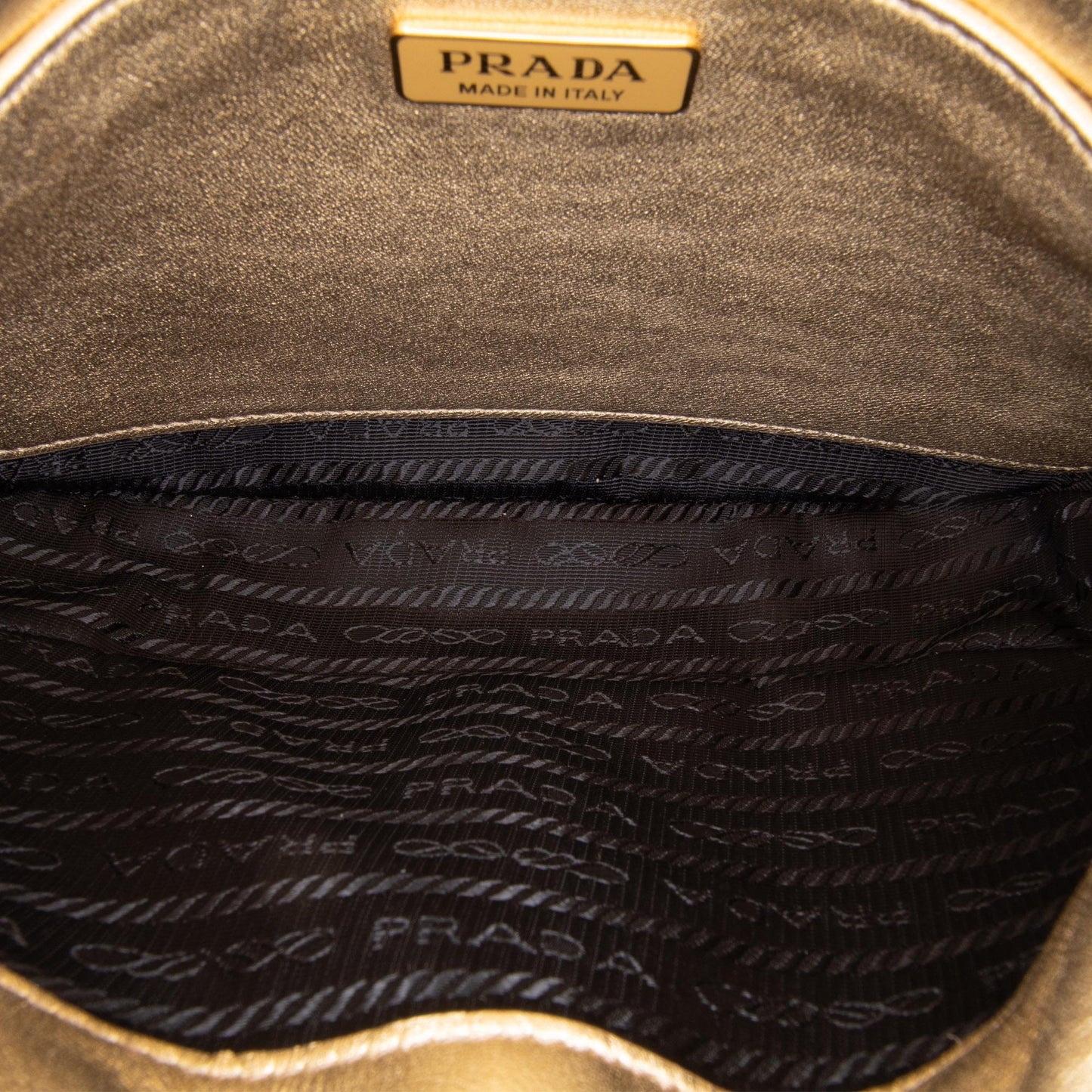 Prada Spazzolato Cleo Shoulder Bag