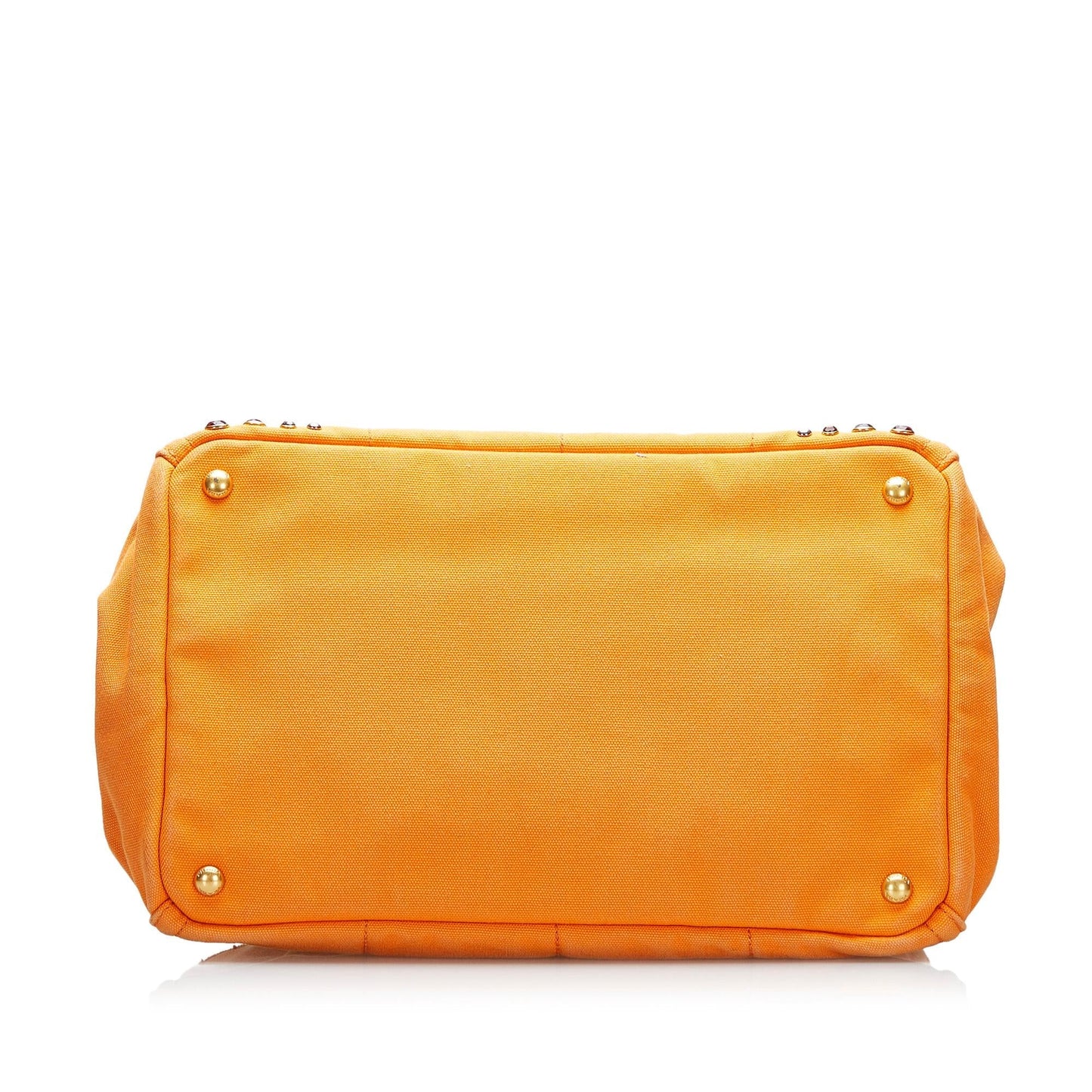 Prada Studded Canapa Satchel (SHG-vEOeLR)