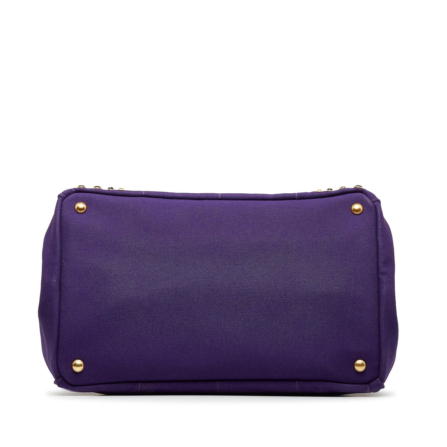 Prada Studded Canapa Satchel (SHG-IezM8f)