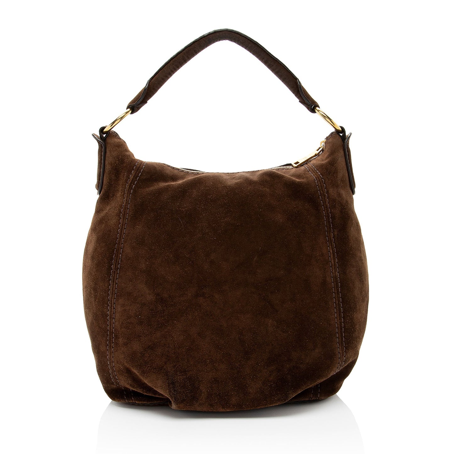 Prada Scamosciato Suede Hobo (SHF-hH2jDe)