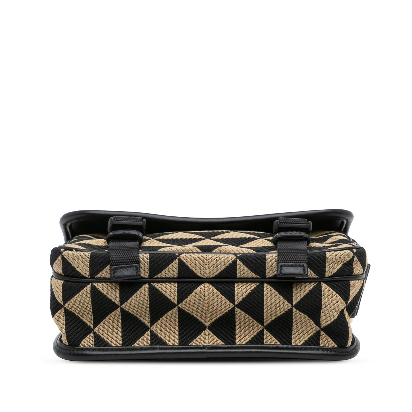 Prada Symbole Double Buckle Messenger Bag