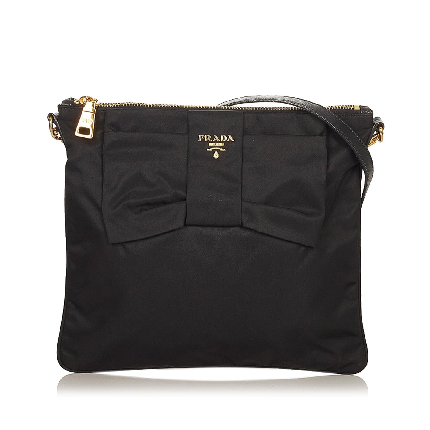 Prada Tessuto Bow Crossbody Bag (SHG-25073)