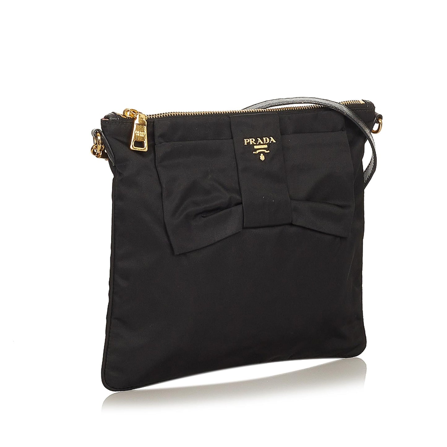Prada Tessuto Bow Crossbody Bag (SHG-25073)