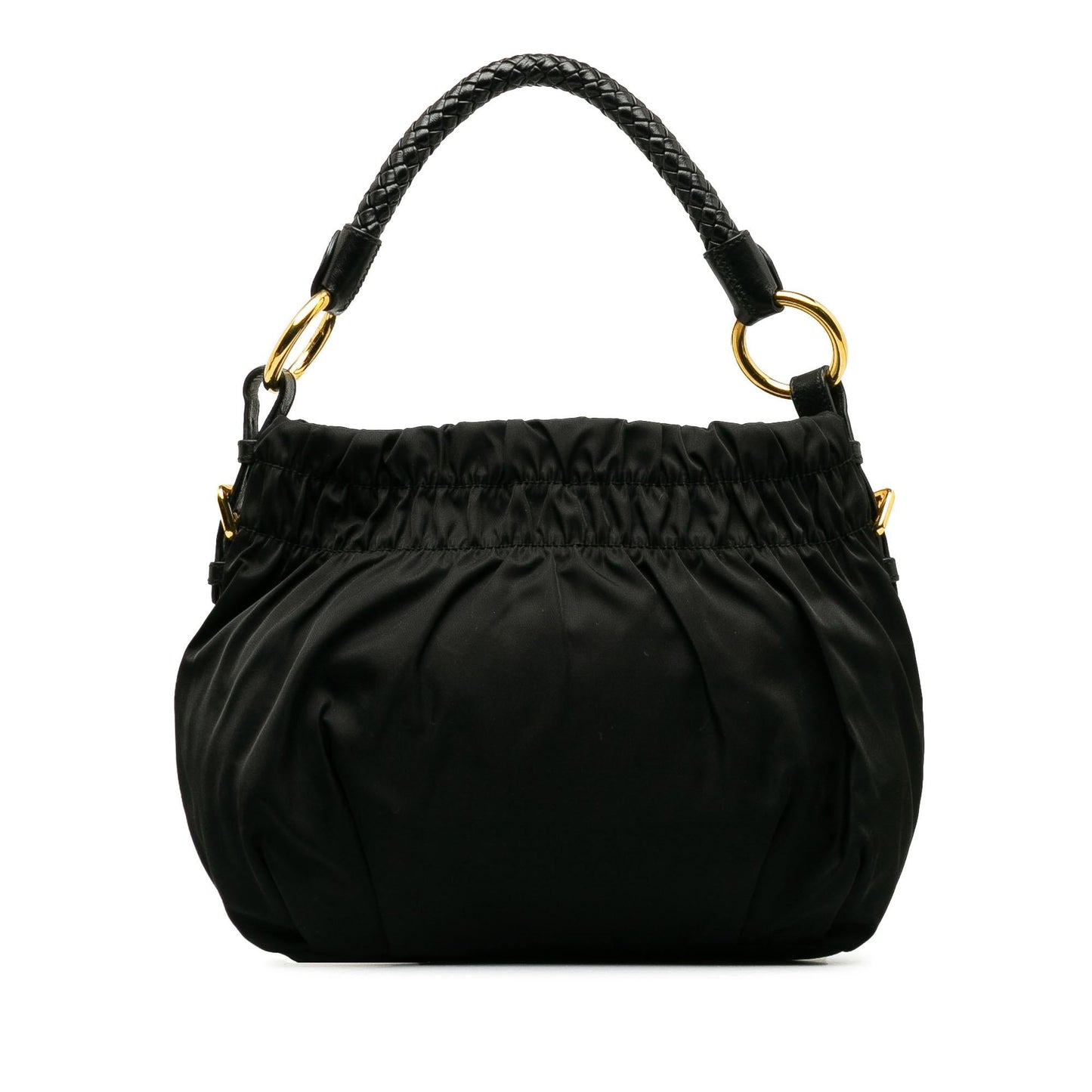 Prada Tessuto Bow Hobo (SHG-aYDJME)