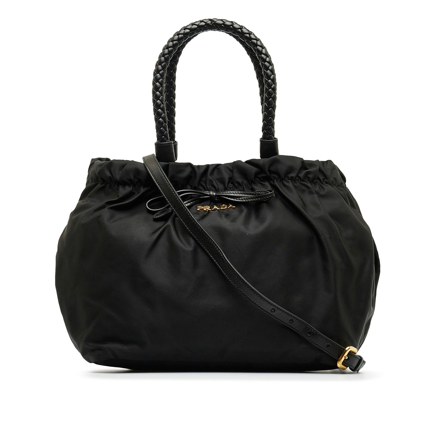 Prada Tessuto Bow Satchel (SHG-RQ7dQP)