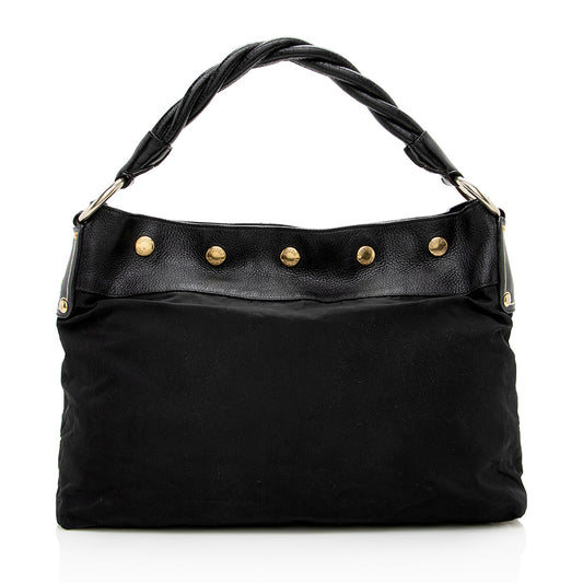 Prada Tessuto Braided Handle Hobo (SHF-16800)
