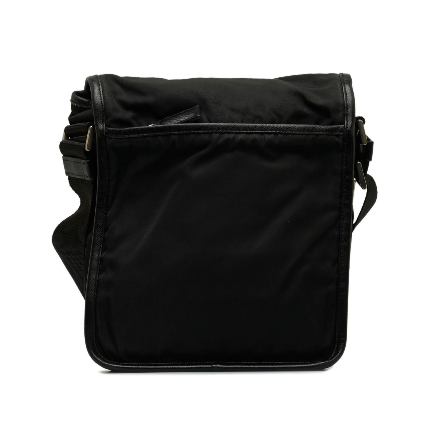 Prada Tessuto Buckle Messenger Bag