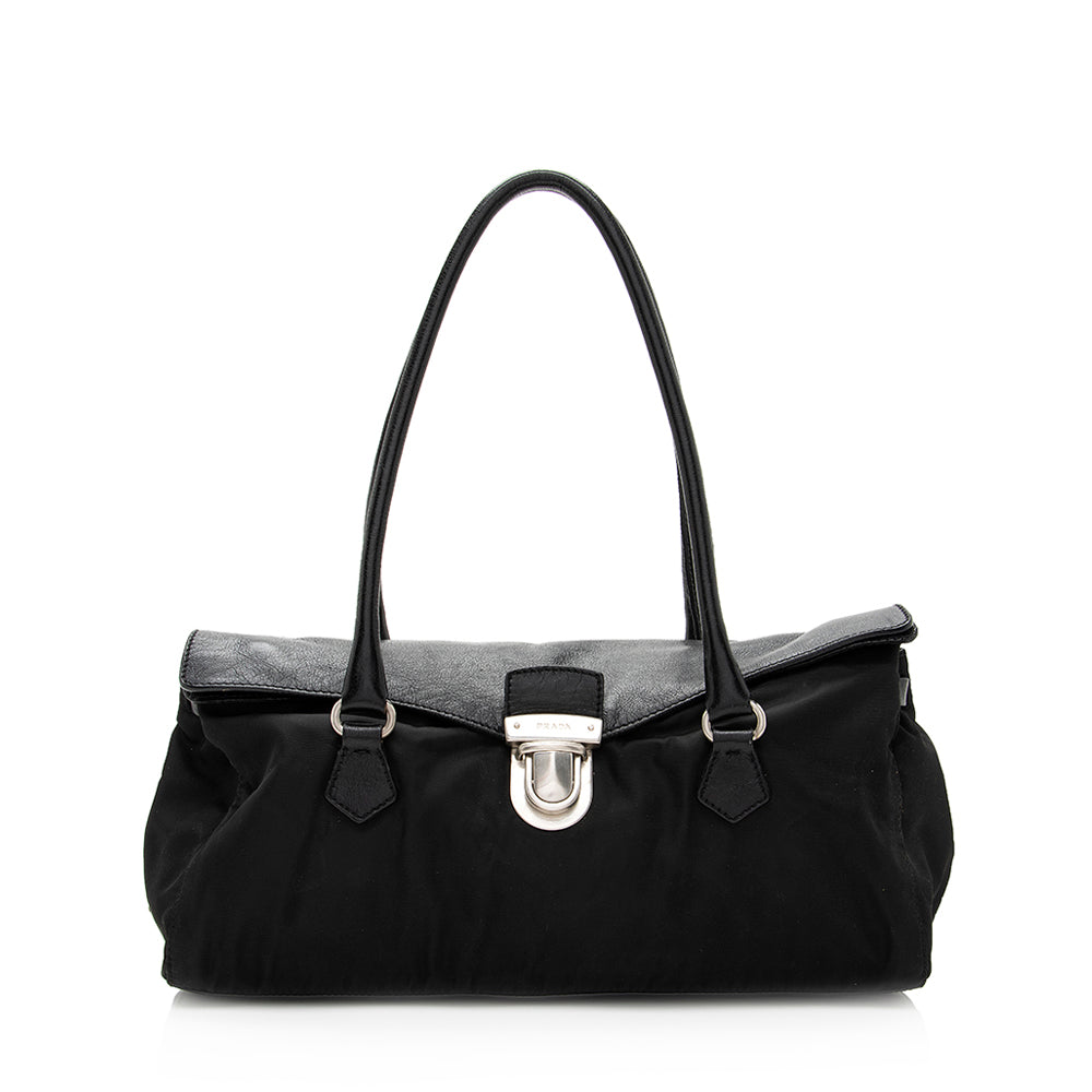 Prada Tessuto Buffalo Easy Satchel (SHF-19817)