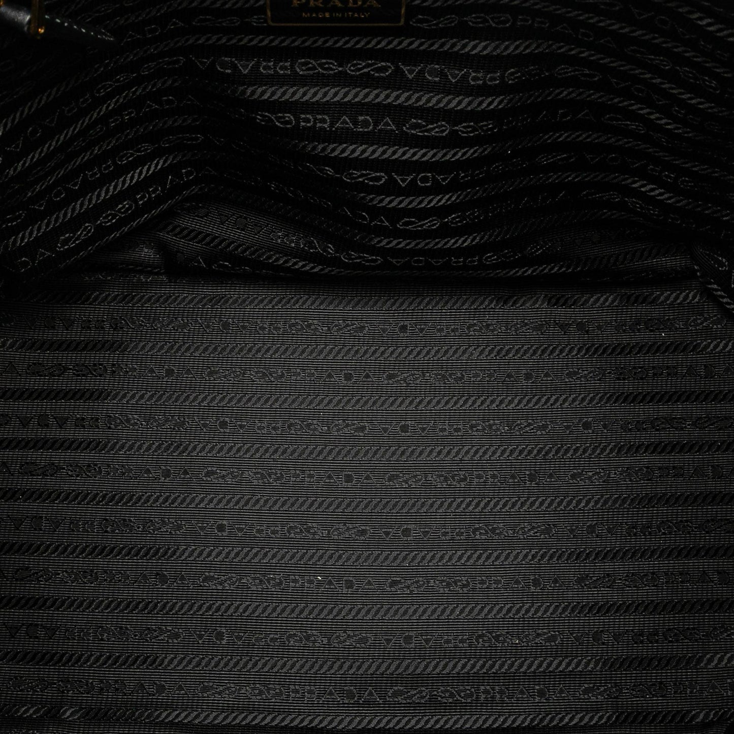 Prada Tessuto Canapa Logo Bow Satchel