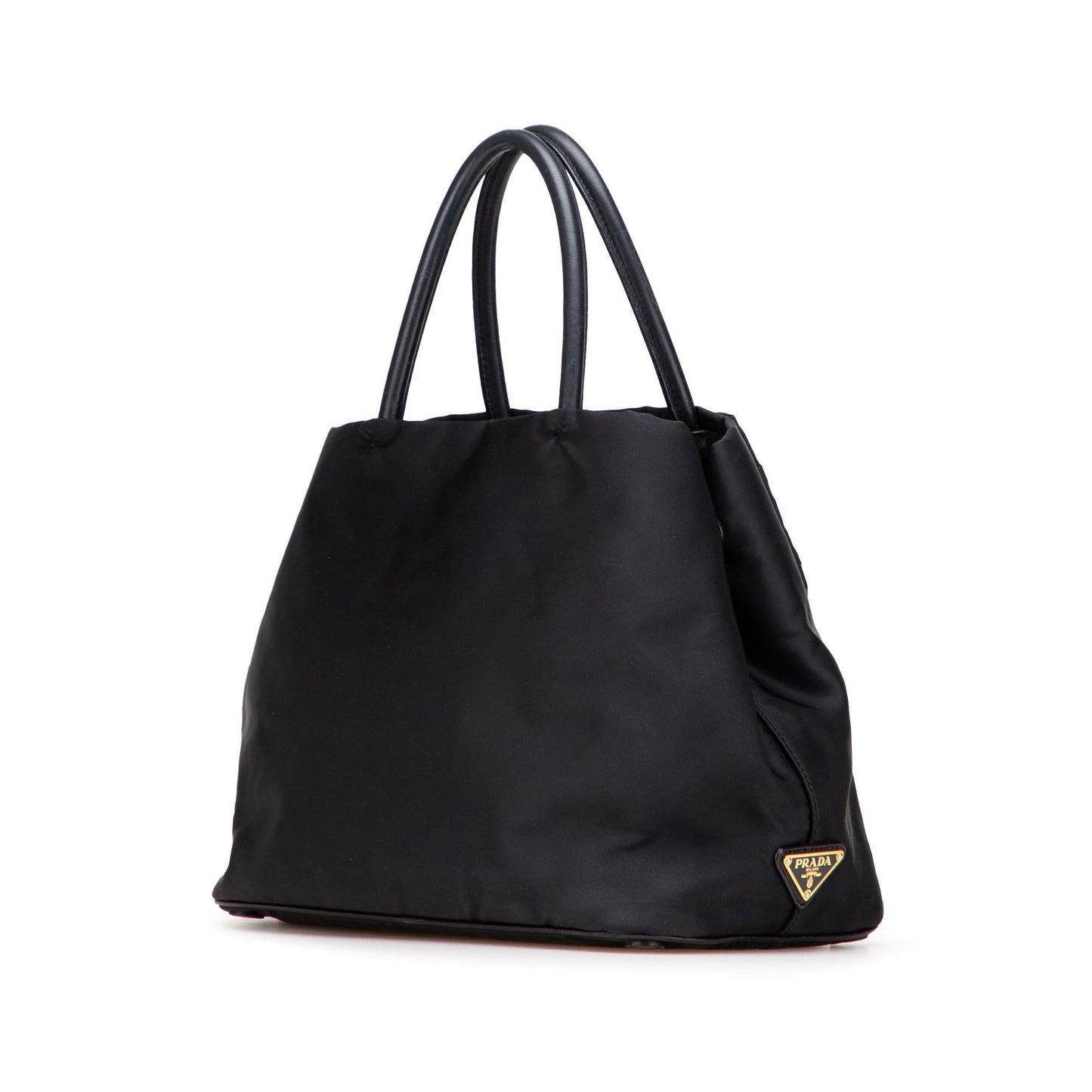 Prada Tessuto Canapa Logo Bow Satchel