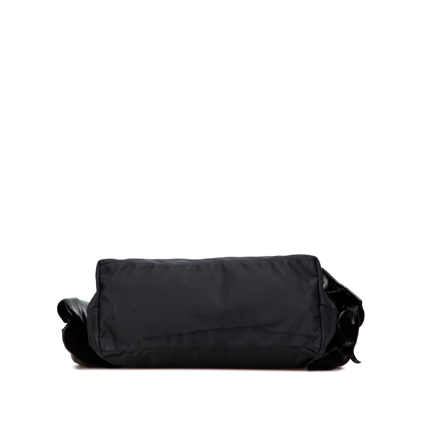 Prada Tessuto Canapa Logo Bow Tote