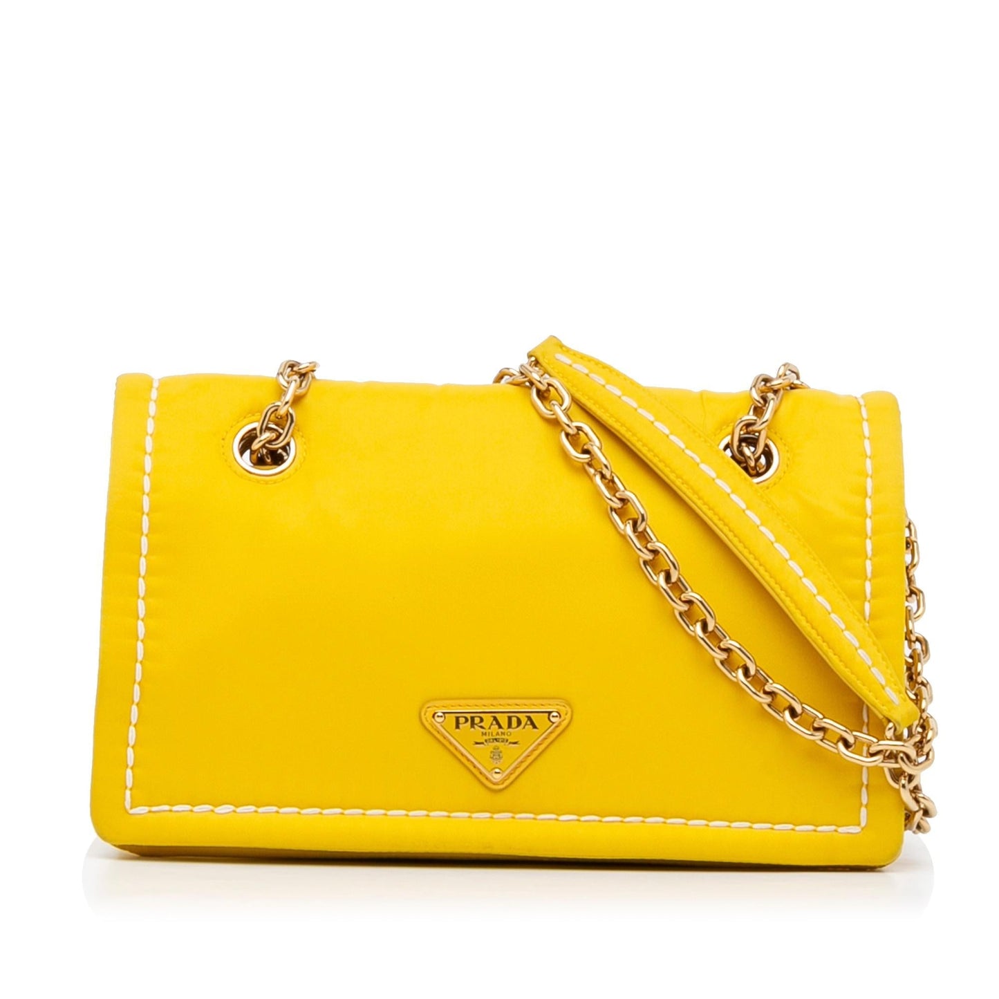 Prada Tessuto Chain Flap Bag (SHG-ef02i3)