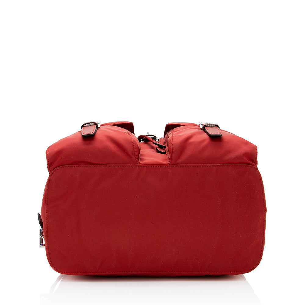 Prada Tessuto Double Pocket Medium Backpack (SHF-21564)