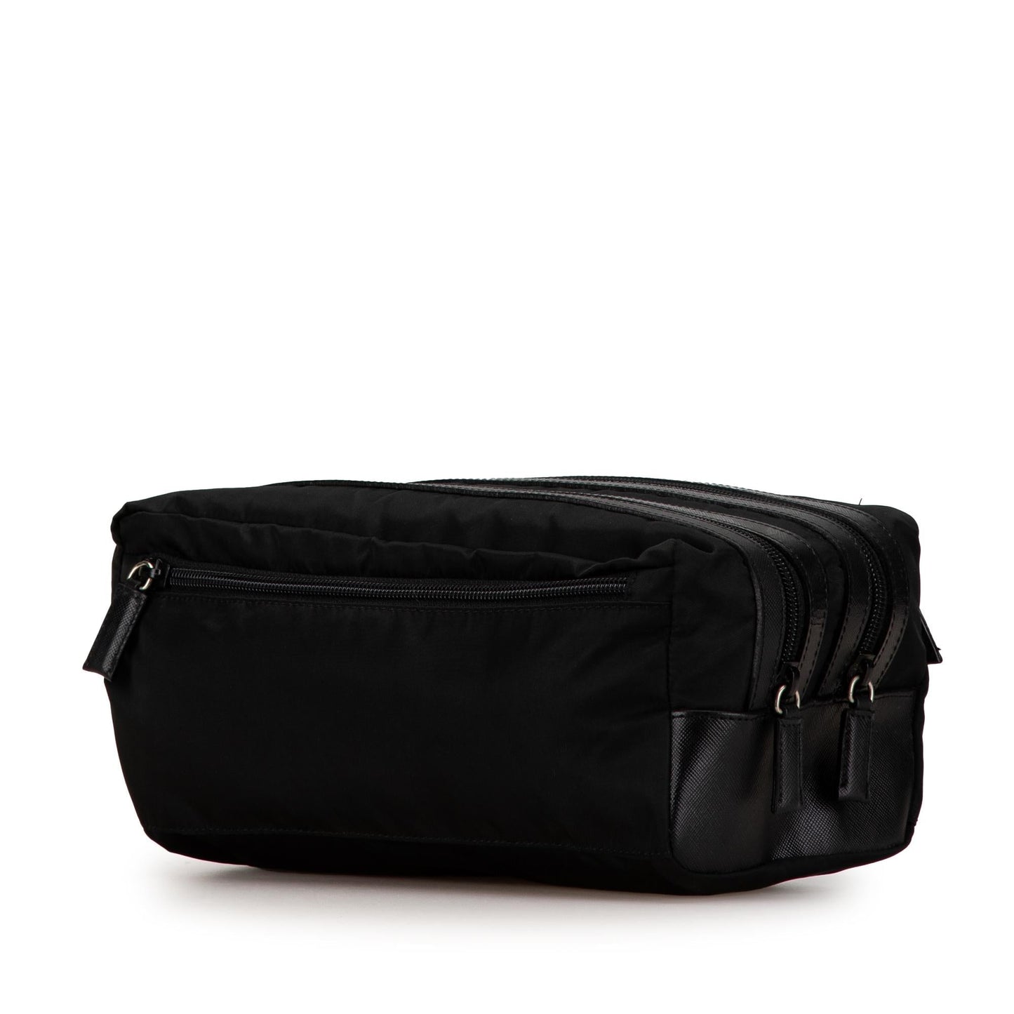 Prada Tessuto Double Zip Pouch
