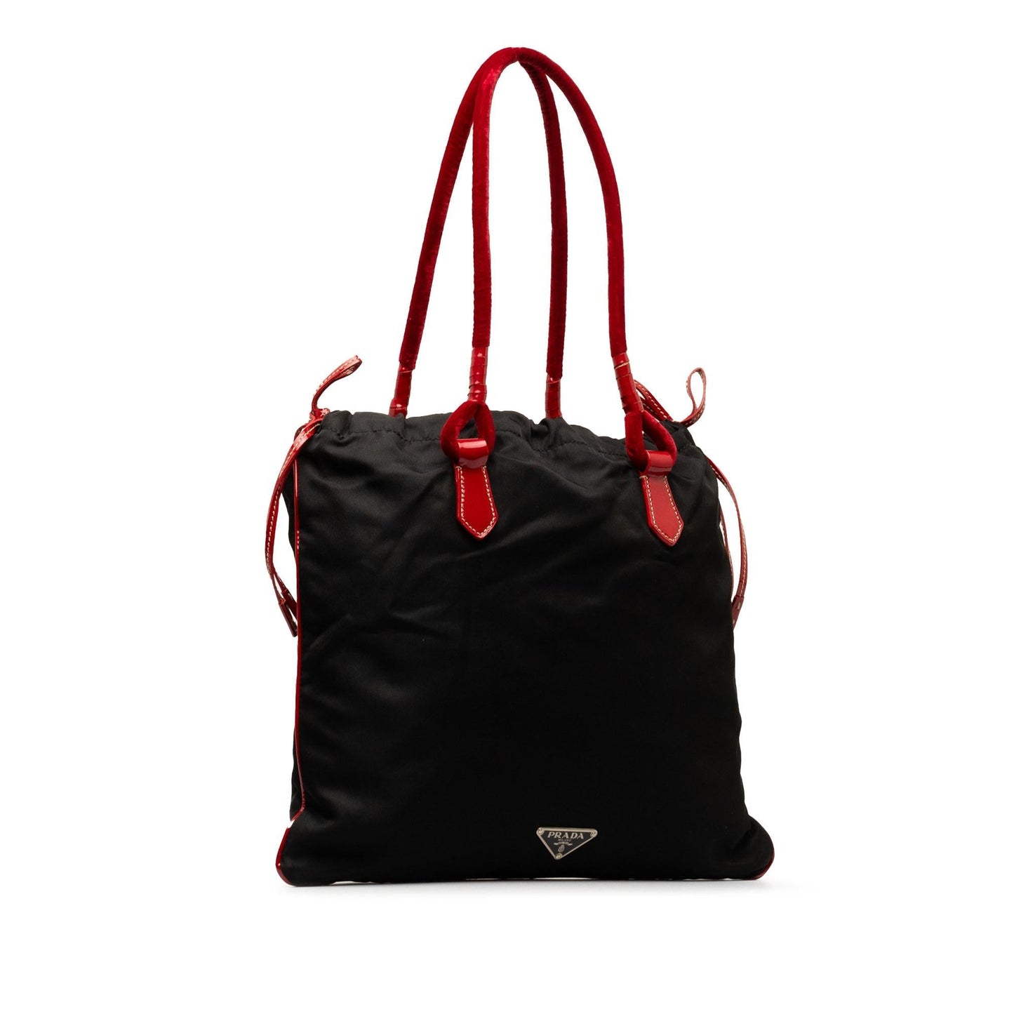 Prada Tessuto Drawstring Tote (SHG-KLu2YA)