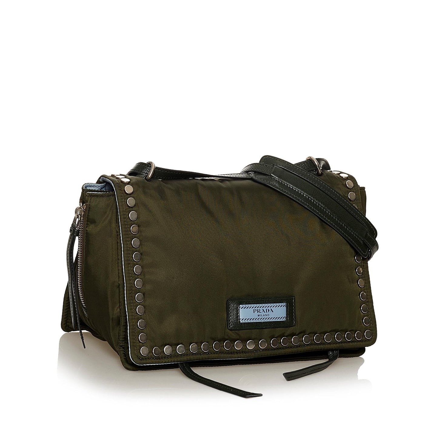 Prada Tessuto Etiquette Crossbody Bag (SHG-28661)