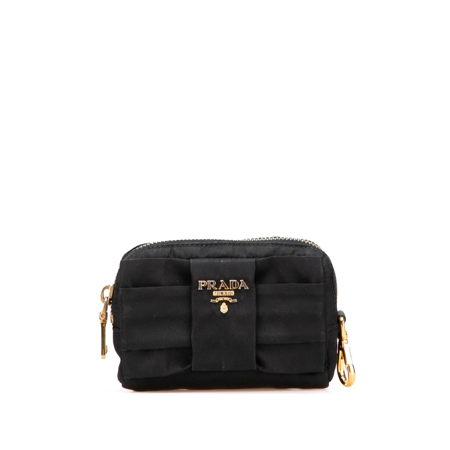 Prada Tessuto Fiocco Bow Pouch