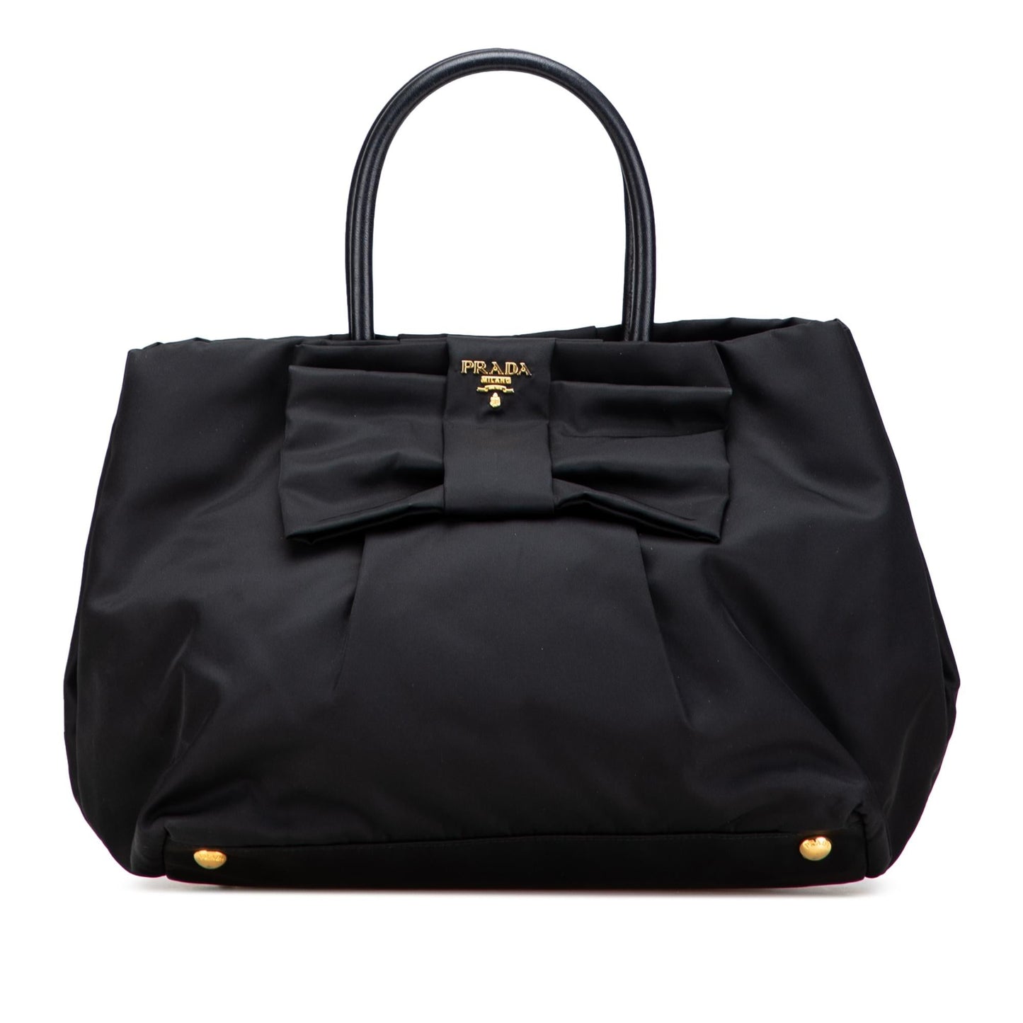 Prada Tessuto Fiocco Bow Tote