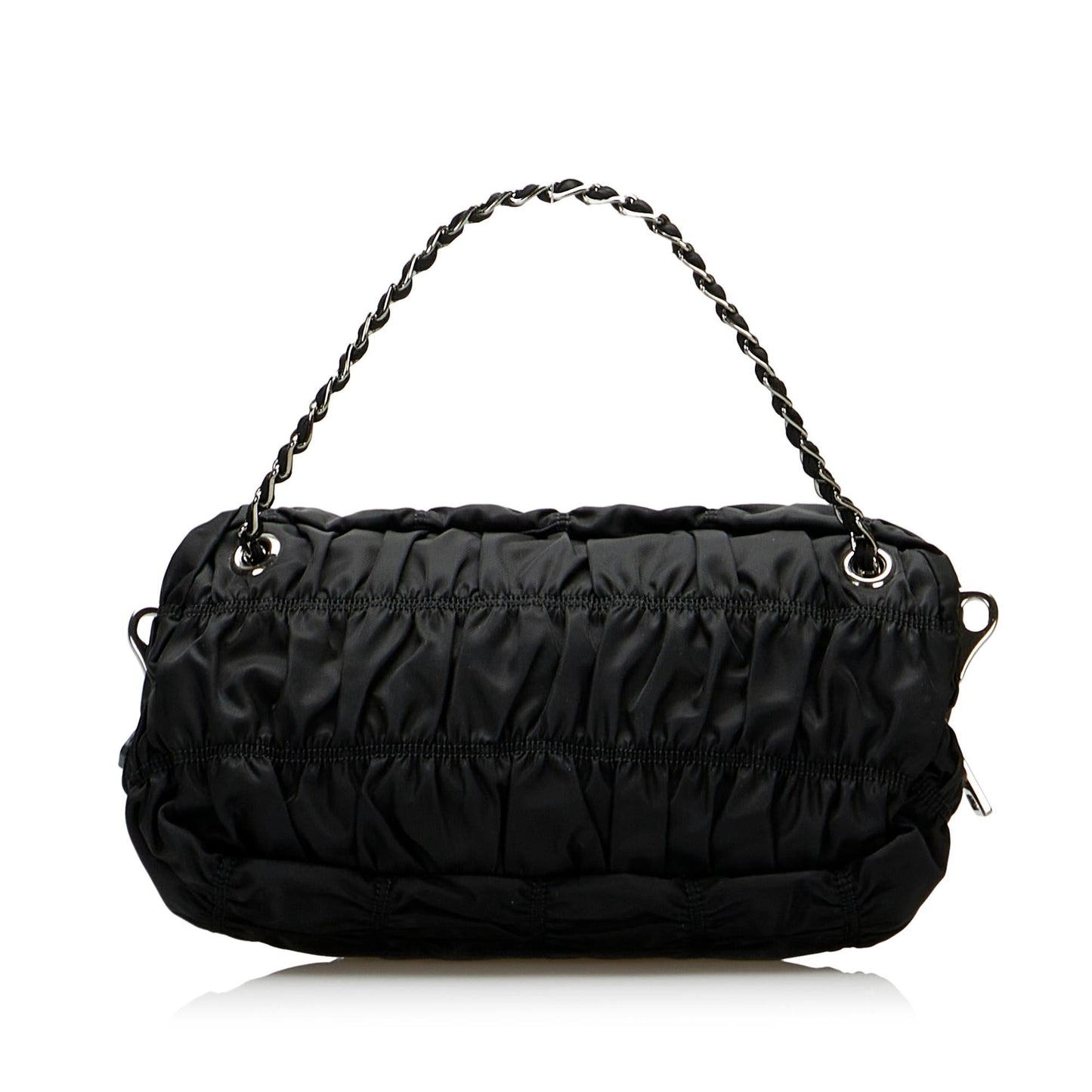 Prada Tessuto Gaufre Chain Satchel (SHG-FCxtXs)