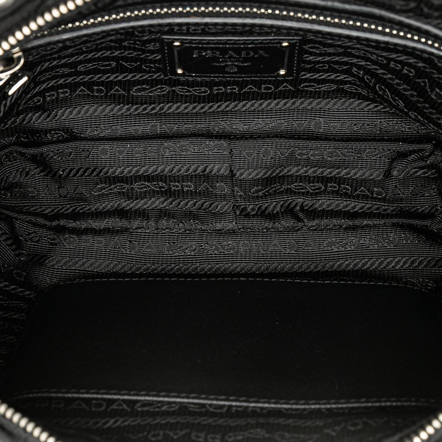 Prada Tessuto Gaufre Chain Satchel