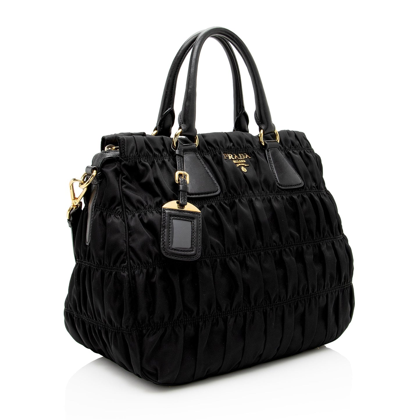 Prada Tessuto Gaufre Convertible Tote (SHF-22812)