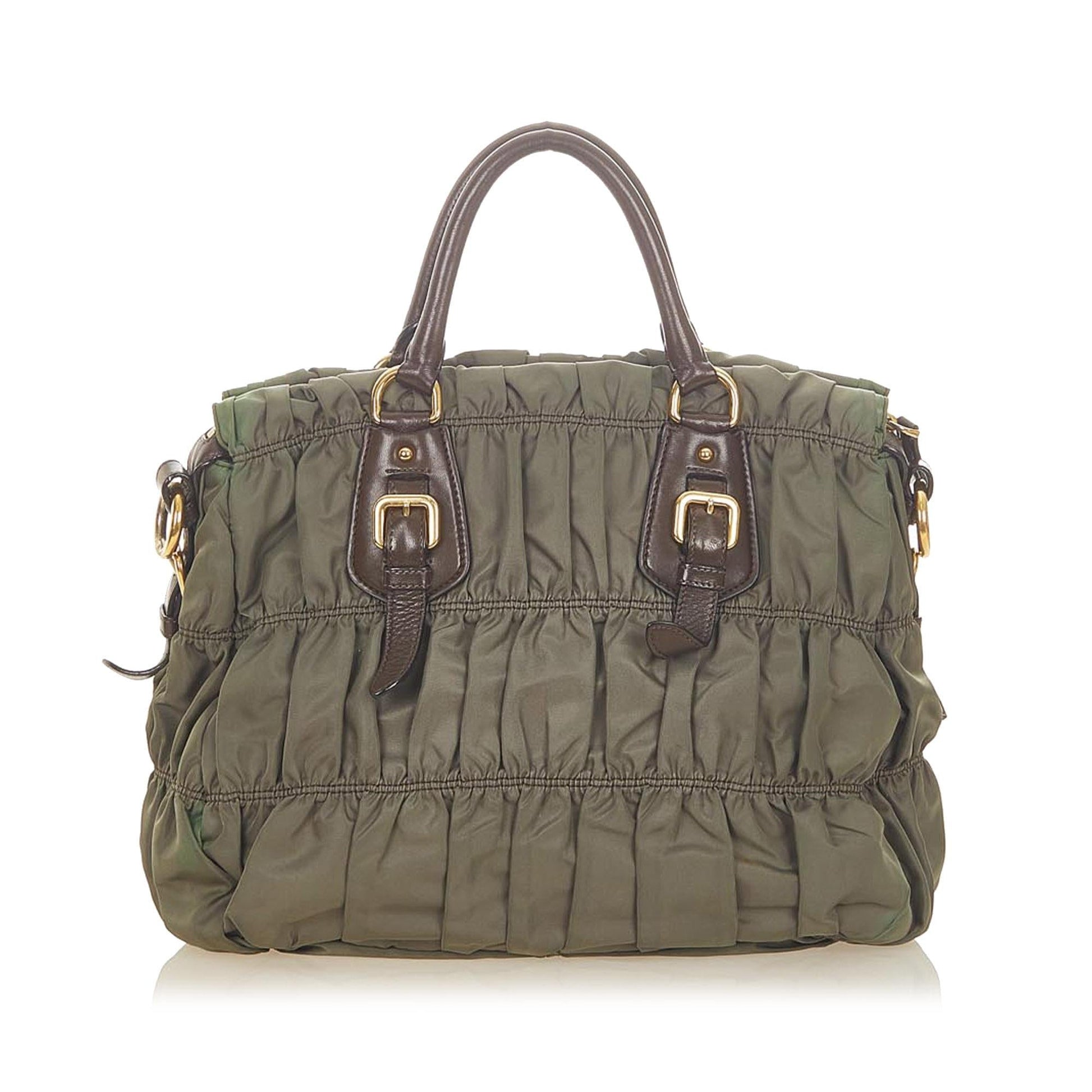 Prada Tessuto Gaufre Satchel Style 17 - Ewore Bags