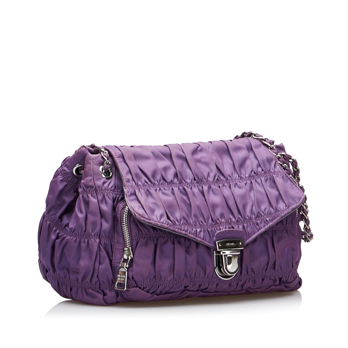 Prada Tessuto Gaufre Shoulder Bag (SHG-uYqsZn)