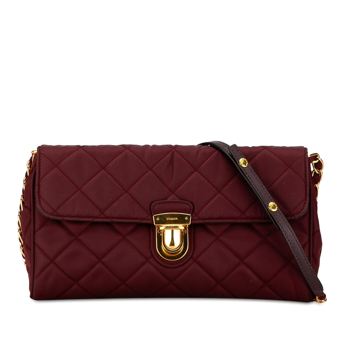 Prada Tessuto Impuntu Crossbody (SHG-eLbkrQ)
