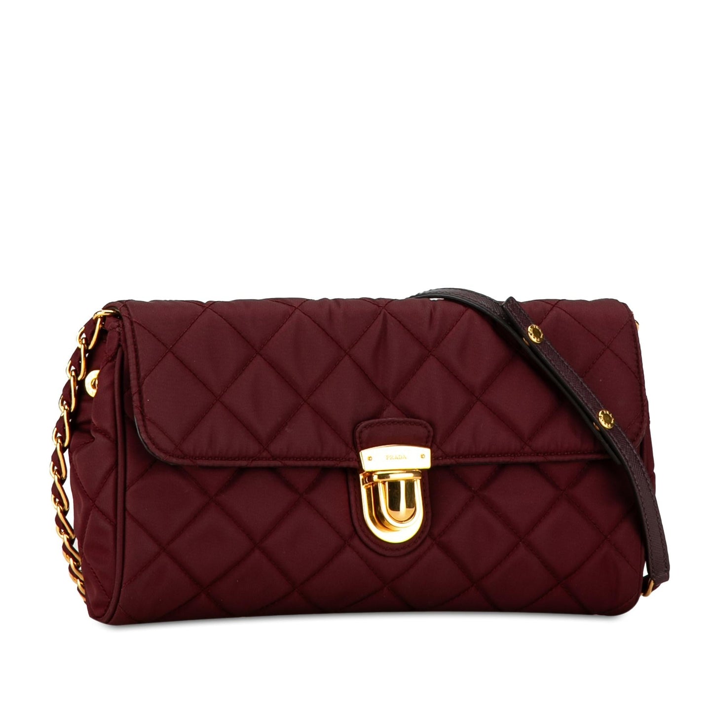 Prada Tessuto Impuntu Crossbody (SHG-eLbkrQ)