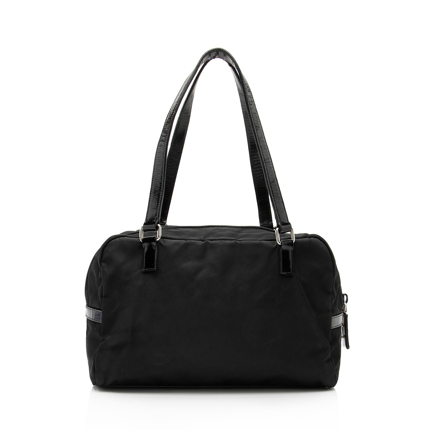 Prada Tessuto Logo Bauletto Satchel (SHF-23040)