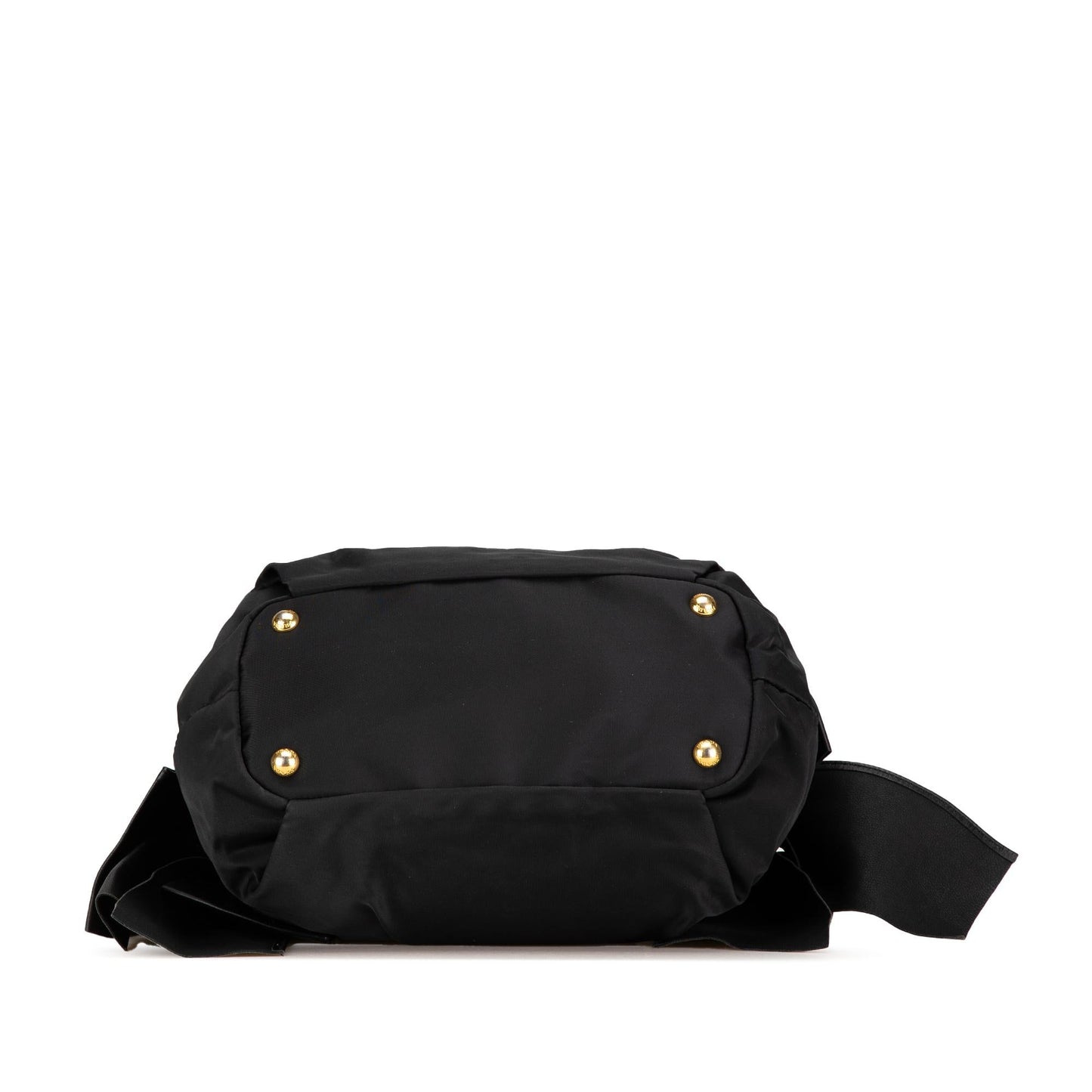 Prada Tessuto Logo Bow Satchel (SHG-qVQz2h)