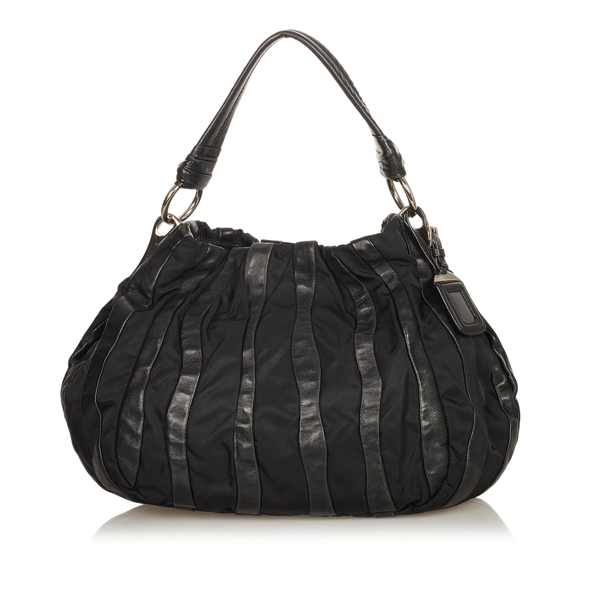 Prada Tessuto Nappa Waves Hobo Bag Style 2 - Ewore Bags