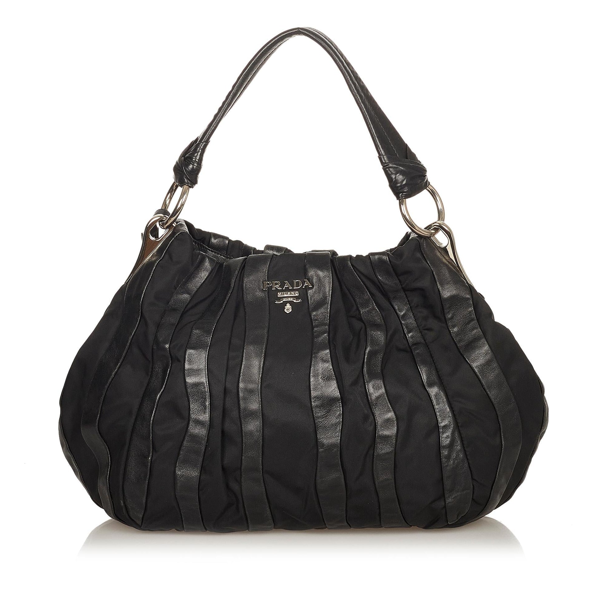 Prada Tessuto Nappa Waves Hobo Bag Style 2 - Ewore Bags