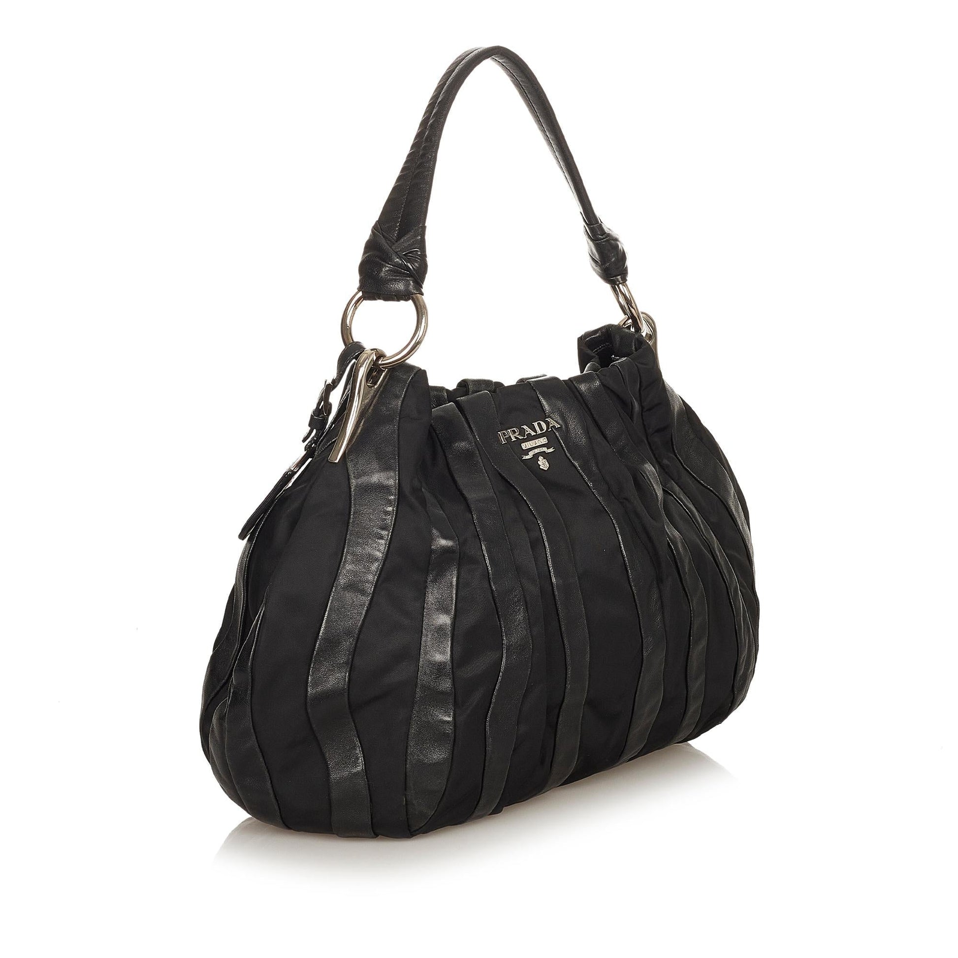 Prada Tessuto Nappa Waves Hobo Bag Style 2 - Ewore Bags