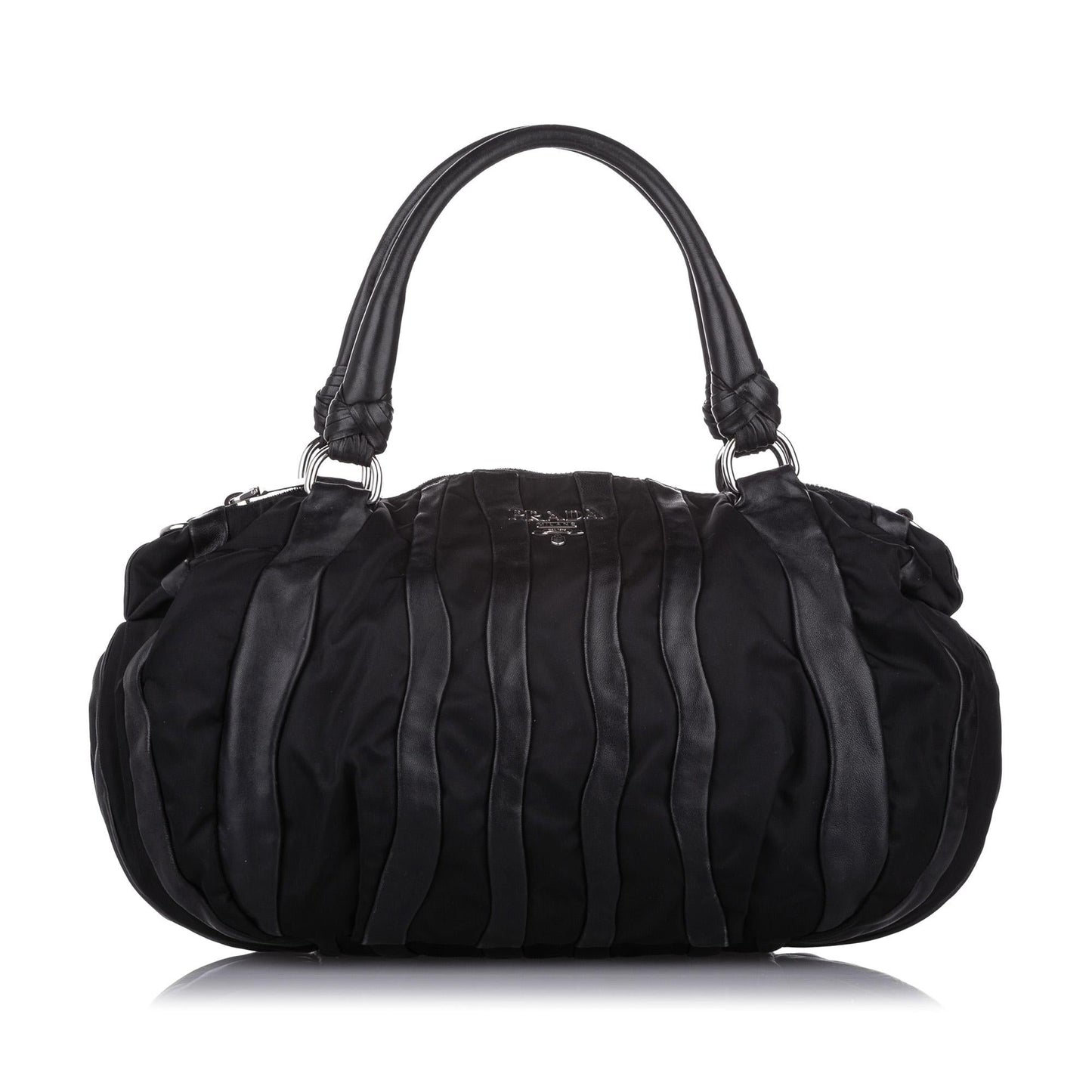 Prada Tessuto Nappa Waves Tote Bag (SHG-31568)