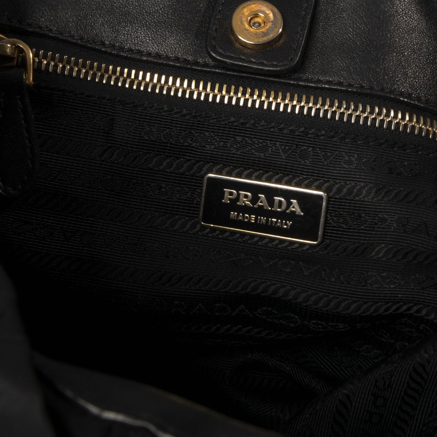 Prada Tessuto Nylon Tassel Handbag
