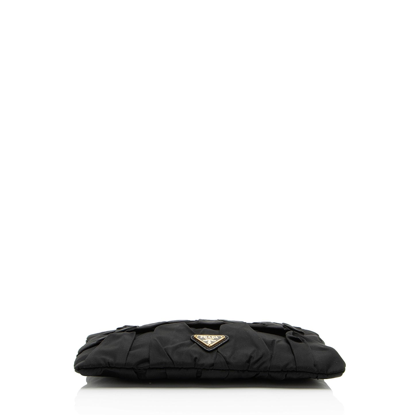 Prada Tessuto Origami Diamond Pleated Clutch